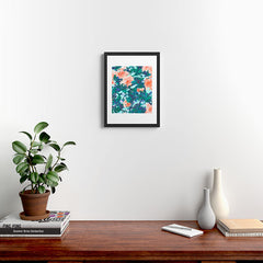 83 Oranges Blossomed Garden Framed Art Print