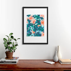 83 Oranges Blossomed Garden Framed Art Print
