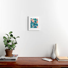 83 Oranges Blossomed Garden Framed Art Print