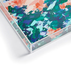 83 Oranges Blossomed Garden Acrylic Tray