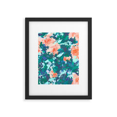 83 Oranges Blossomed Garden Framed Art Print