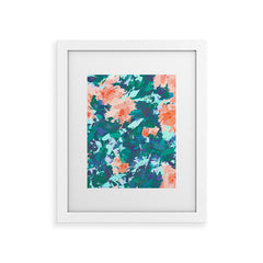 83 Oranges Blossomed Garden Framed Art Print