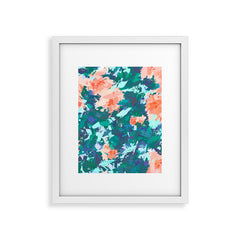 83 Oranges Blossomed Garden Framed Art Print