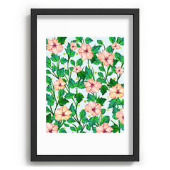 83 Oranges Blush Blossom Recessed Framing Rectangle