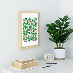 83 Oranges Blush Blossom Recessed Framing Rectangle