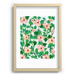 83 Oranges Blush Blossom Recessed Framing Rectangle