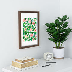 83 Oranges Blush Blossom Recessed Framing Rectangle