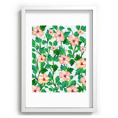 83 Oranges Blush Blossom Recessed Framing Rectangle