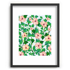 83 Oranges Blush Blossom Recessed Framing Rectangle