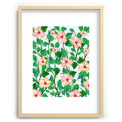 83 Oranges Blush Blossom Recessed Framing Rectangle