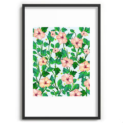 83 Oranges Blush Blossom Recessed Framing Rectangle