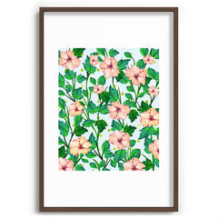83 Oranges Blush Blossom Recessed Framing Rectangle