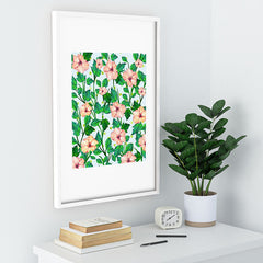 83 Oranges Blush Blossom Recessed Framing Rectangle