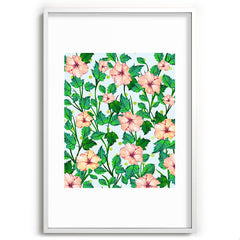 83 Oranges Blush Blossom Recessed Framing Rectangle