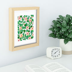 83 Oranges Blush Blossom Recessed Framing Rectangle