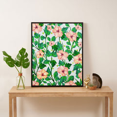 83 Oranges Blush Blossom Art Canvas