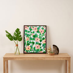 83 Oranges Blush Blossom Art Canvas