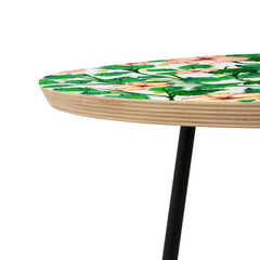 83 Oranges Blush Blossom Round Side Table