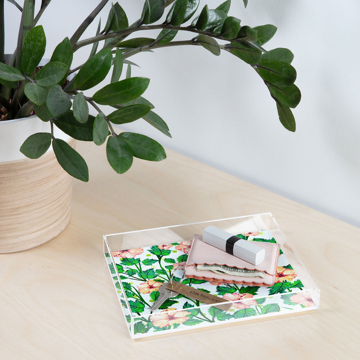 83 Oranges Blush Blossom Acrylic Tray