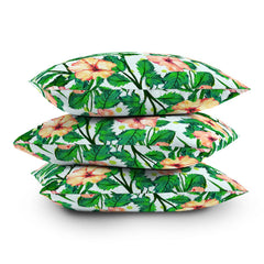 83 Oranges Blush Blossom Outdoor Throw Pillow