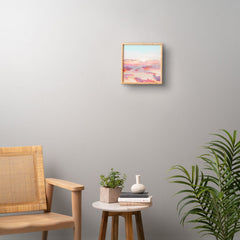 83 Oranges Blush Clouds Framed Wall Art