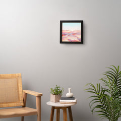 83 Oranges Blush Clouds Framed Wall Art