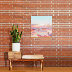 83 Oranges Blush Clouds Art Print