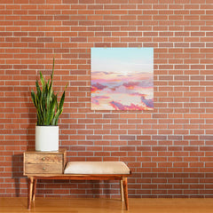 83 Oranges Blush Clouds Art Print