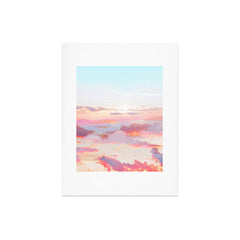 83 Oranges Blush Clouds Art Print