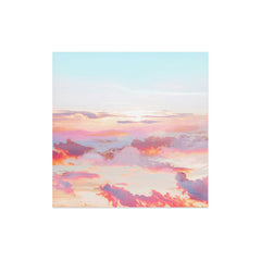 83 Oranges Blush Clouds Art Print