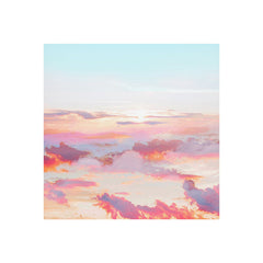 83 Oranges Blush Clouds Art Print