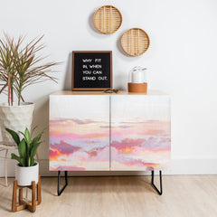 83 Oranges Blush Clouds Credenza