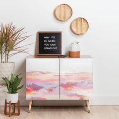 83 Oranges Blush Clouds Credenza