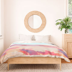 83 Oranges Blush Clouds Duvet Cover