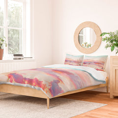 83 Oranges Blush Clouds Duvet Cover