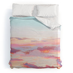 83 Oranges Blush Clouds Duvet Cover
