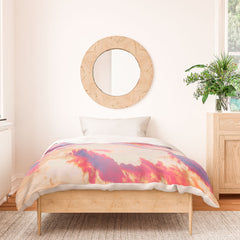83 Oranges Blush Clouds Duvet Cover