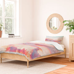 83 Oranges Blush Clouds Duvet Cover
