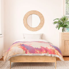 83 Oranges Blush Clouds Duvet Cover