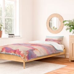 83 Oranges Blush Clouds Duvet Cover