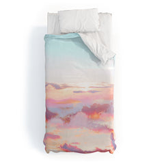 83 Oranges Blush Clouds Duvet Cover