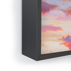 83 Oranges Blush Clouds Framed Mini Art Print