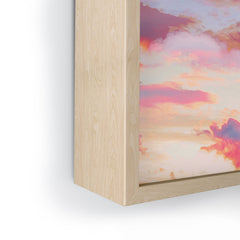 83 Oranges Blush Clouds Framed Mini Art Print