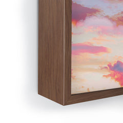 83 Oranges Blush Clouds Framed Mini Art Print