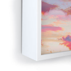 83 Oranges Blush Clouds Framed Mini Art Print