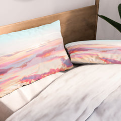 83 Oranges Blush Clouds Pillow Shams