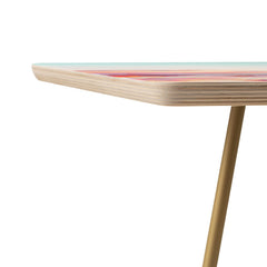 83 Oranges Blush Clouds Side Table
