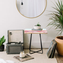 83 Oranges Blush Clouds Side Table