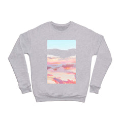 83 Oranges Blush Clouds Crewneck Sweatshirt