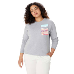 83 Oranges Blush Clouds Crewneck Sweatshirt